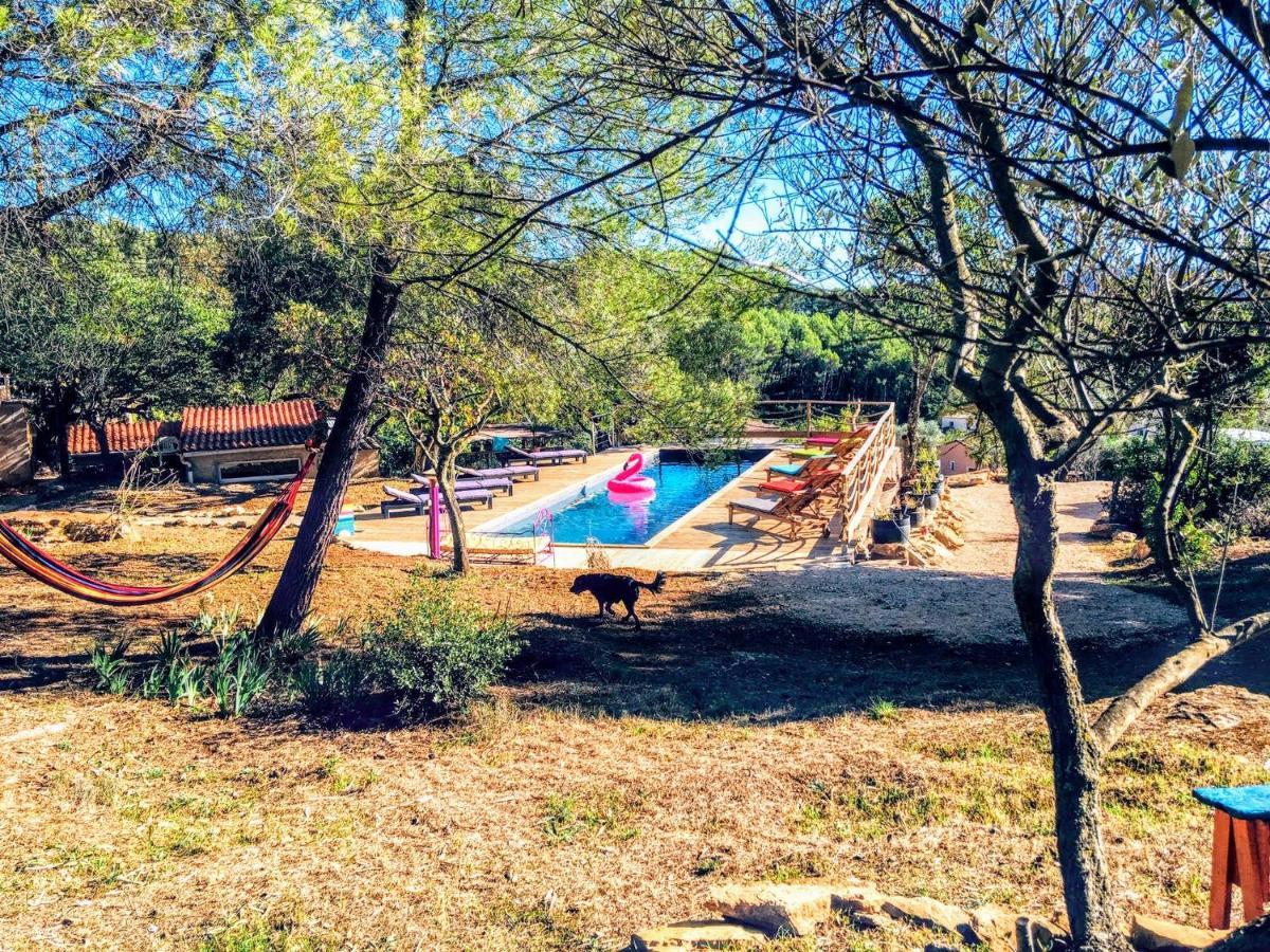 Arche De Noe Atypique, Boheme , Nature, Piscine Chauffee De Paques A Toussaint , Spa , Sauna , Loisirs Le Beausset Exterior foto