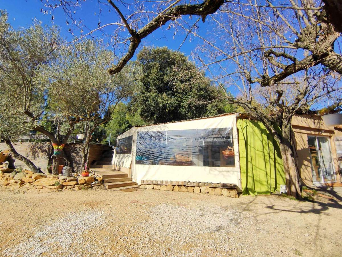 Arche De Noe Atypique, Boheme , Nature, Piscine Chauffee De Paques A Toussaint , Spa , Sauna , Loisirs Le Beausset Exterior foto