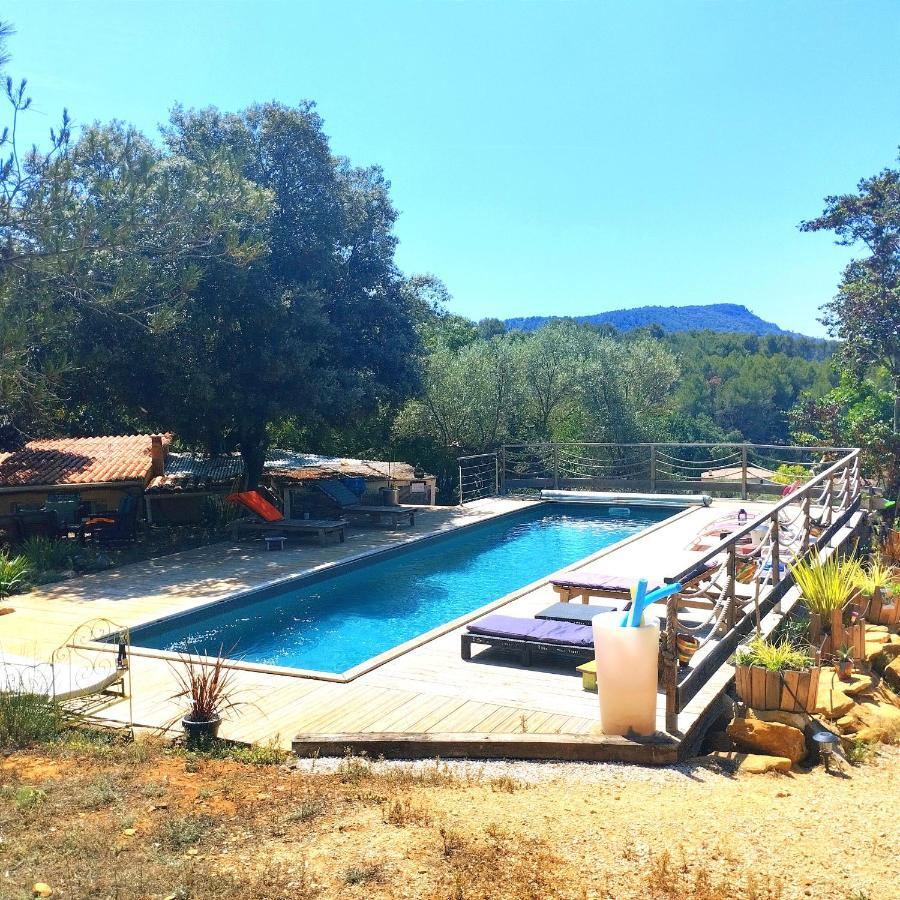 Arche De Noe Atypique, Boheme , Nature, Piscine Chauffee De Paques A Toussaint , Spa , Sauna , Loisirs Le Beausset Exterior foto